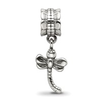 Sterling Silver Reflections Dragonfly Dangle Bead view 4