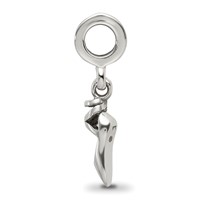 Sterling Silver Reflections Ballet Slipper Dangle Bead view 2