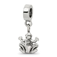Sterling Silver Reflections Frog Dangle Bead view 5