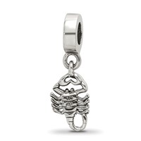 Sterling Silver Reflections Scorpion Dangle Bead view 5
