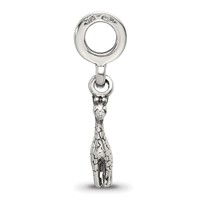 Sterling Silver Reflections Giraffe Dangle Bead view 2