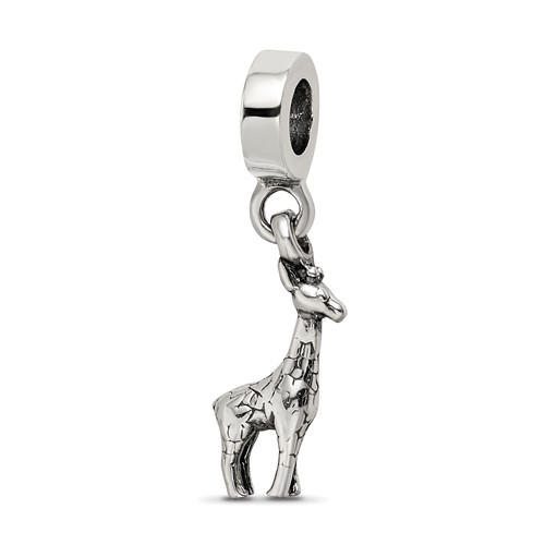 Sterling Silver Reflections Giraffe Dangle Bead