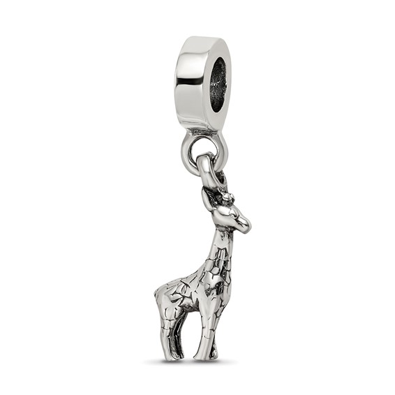 Sterling Silver Reflections Giraffe Dangle Bead