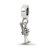 Sterling Silver Reflections Trumpet Dangle Bead view 5