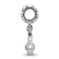 Sterling Silver Reflections Saxophone Dangle Bead view 2