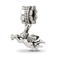 Sterling Silver Reflections Angel Dangle Bead view 1