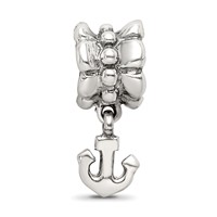 Sterling Silver Reflections Anchor Dangle Bead view 4