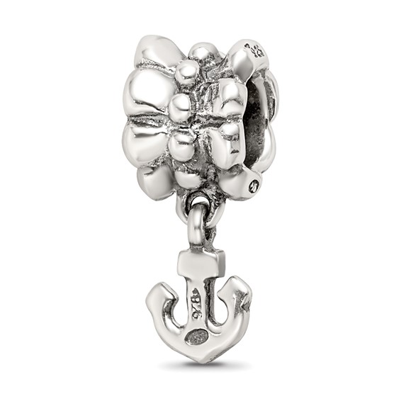Sterling Silver Reflections Anchor Dangle Bead