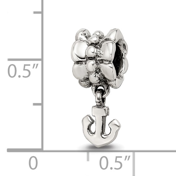 Sterling Silver Reflections Anchor Dangle Bead