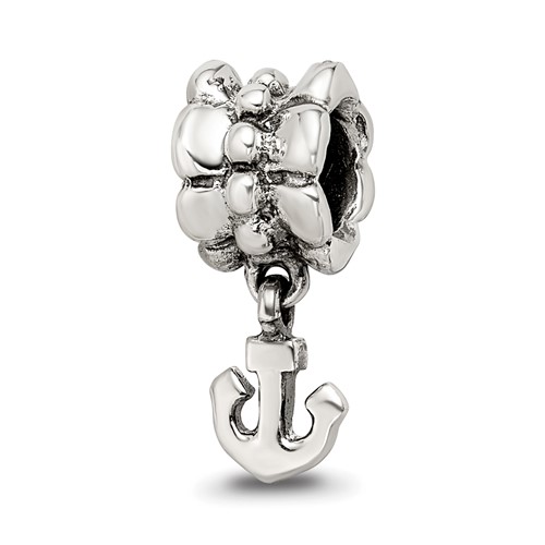 Sterling Silver Reflections Anchor Dangle Bead