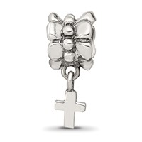 Sterling Silver Reflections Cross Dangle Bead view 3