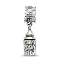 Sterling Silver Reflections Angel Ash Dangle Bead view 3