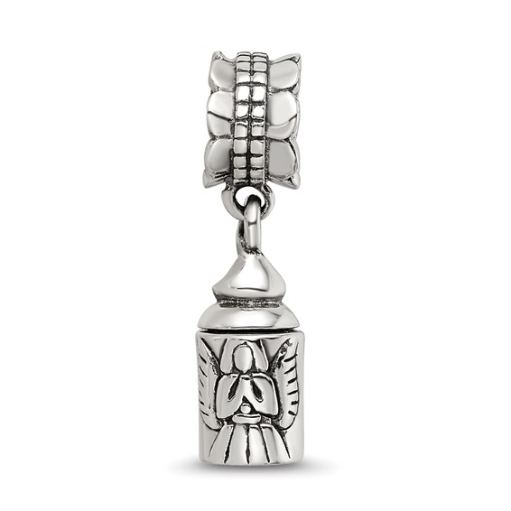 Sterling Silver Reflections Angel Ash Dangle Bead