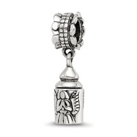 Sterling Silver Reflections Angel Ash Dangle Bead view 1