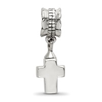 Sterling Silver Reflections Cross Ash Dangle Bead view 4