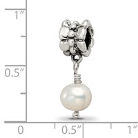 Sterling Silver Reflections FW Cultured Pearl Dangle Bead view 3