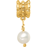 Sterling Silver GP Reflections FW Cultured Pearl Dangle Bead view 4