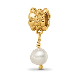 Sterling Silver GP Reflections FW Cultured Pearl Dangle Bead