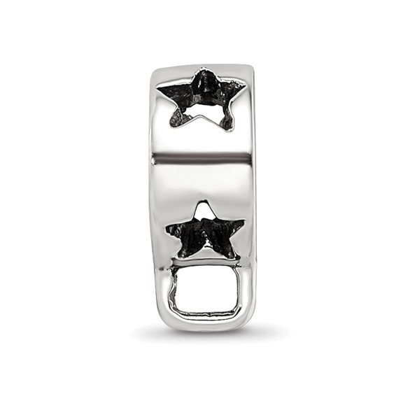 Sterling Silver Reflections Star w/Loop for Click-on Bead