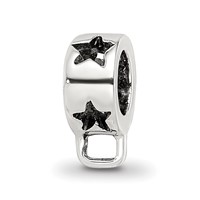 Sterling Silver Reflections Star with Loop for Click-on Bead view 1