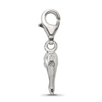 Sterling Silver Reflections Dolphin Click-on for Bead view 2