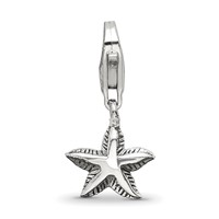 Sterling Silver Reflections Starfish Click-on for Bead view 4