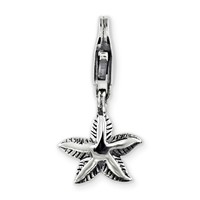 Sterling Silver Reflections Starfish Click-on for Bead view 5