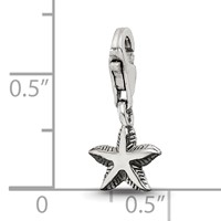 Sterling Silver Reflections Starfish Click-on for Bead view 3