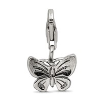 Sterling Silver Reflections Butterfly Click-on for Bead view 4