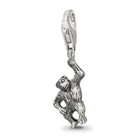 Sterling Silver Reflections Monkey Click-on for Bead view 1