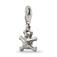Sterling Silver Reflections Teddy Bear Click-on for Bead view 5