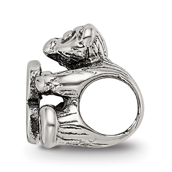 Sterling Silver Reflections Kids Letter B Bead