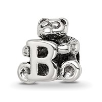 Sterling Silver Reflections Kids Letter B Bead view 1