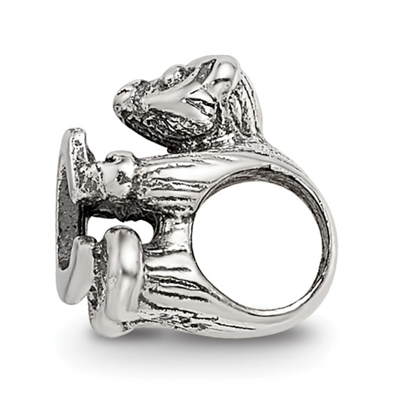 Sterling Silver Reflections Kids Letter C Bead