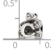 Sterling Silver Reflections Kids Letter C Bead view 4