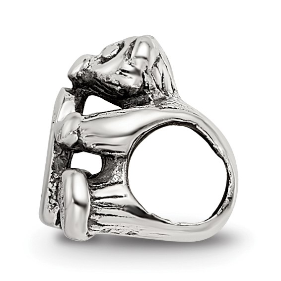 Sterling Silver Reflections Kids Letter D Bead