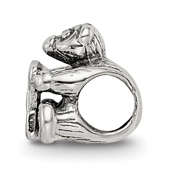 Sterling Silver Reflections Kids Letter E Bead