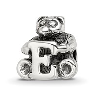 Sterling Silver Reflections Kids Letter E Bead view 1
