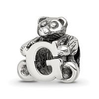 Sterling Silver Reflections Kids Letter G Bead view 1