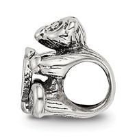 Sterling Silver Reflections Kids Letter I Bead view 2