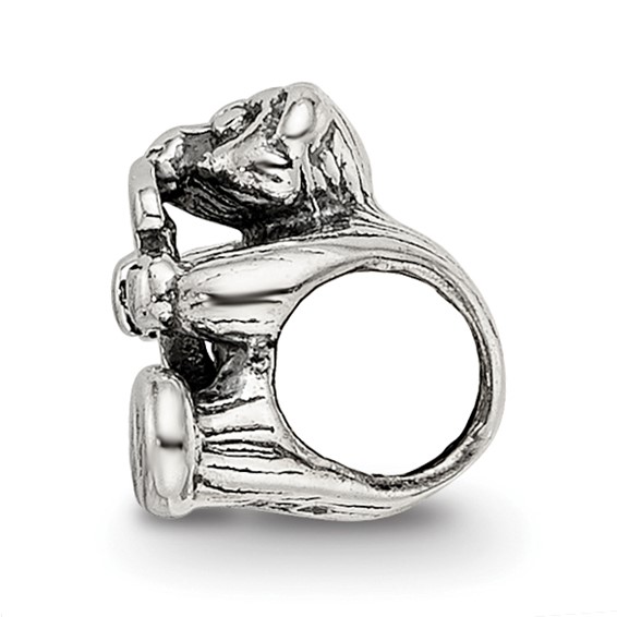 Sterling Silver Reflections Kids Letter J Bead