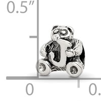 Sterling Silver Reflections Kids Letter J Bead view 4