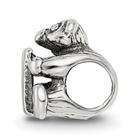 Sterling Silver Reflections Kids Letter L Bead view 2
