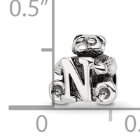 Sterling Silver Reflections Kids Letter L Bead view 4