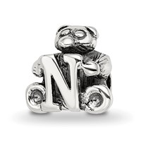 Sterling Silver Reflections Kids Letter L Bead view 1