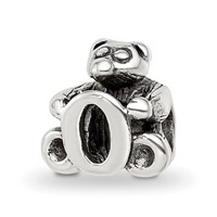 Sterling Silver Reflections Kids Letter O Bead view 1