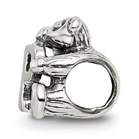 Sterling Silver Reflections Kids Letter P Bead view 2