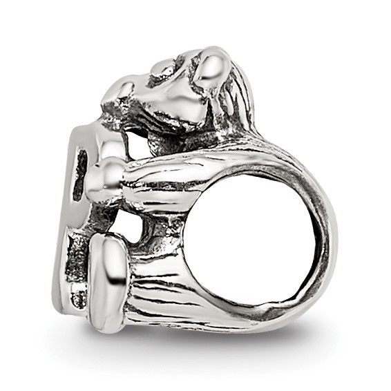 Sterling Silver Reflections Kids Letter P Bead