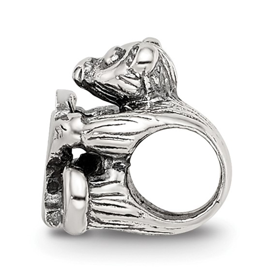 Sterling Silver Reflections Kids Letter R Bead