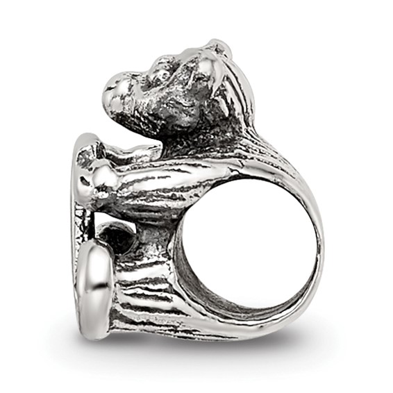 Sterling Silver Reflections Kids Letter T Bead